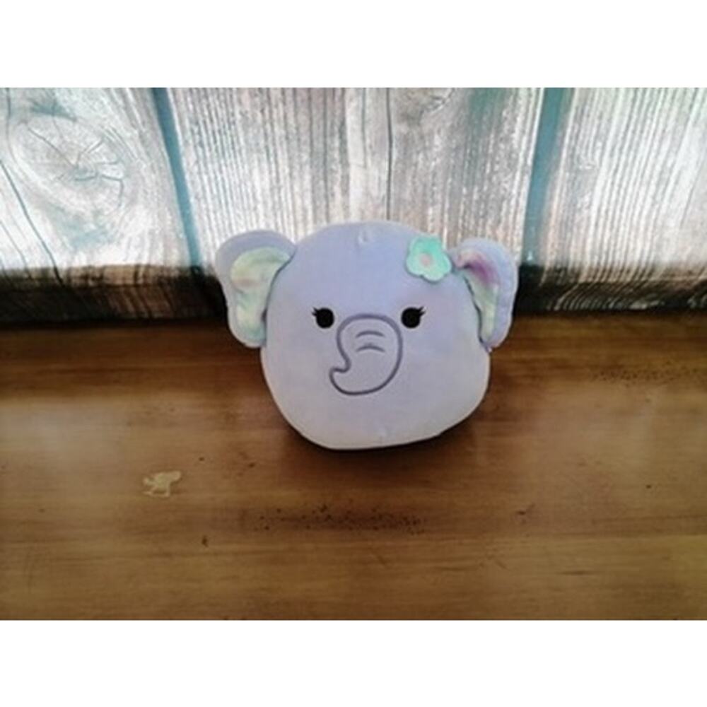 Squishmallows‎ Anjali Purple Elephant Flower Accent 7"
